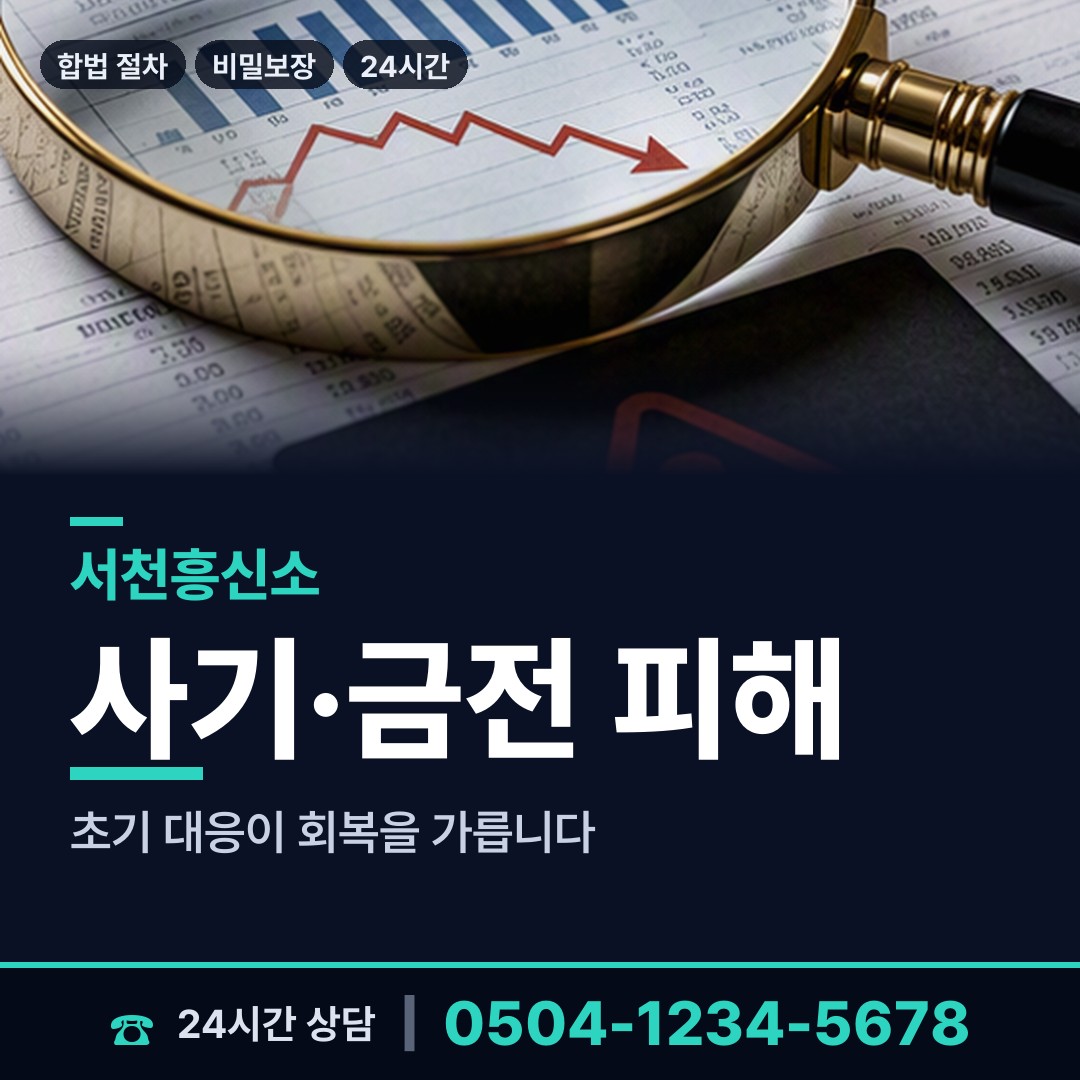 서천 시초면 민간조사 상담 안내